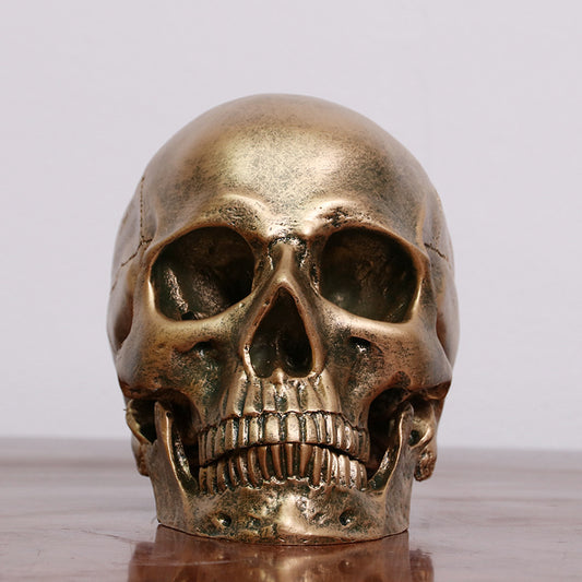 Halloween resin skull