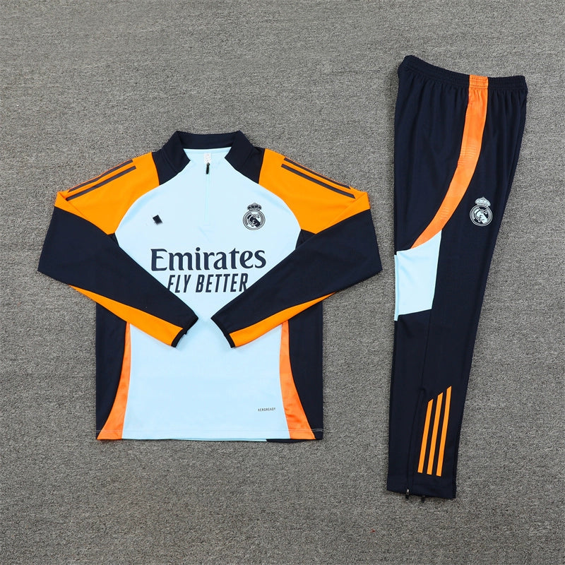 Real Madrid Barcelona Training Suit Men Long-sleeved