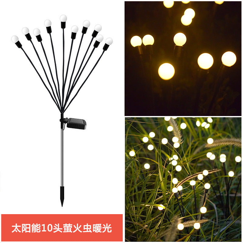 Solar Firefly Garden LED Lamp Decoration