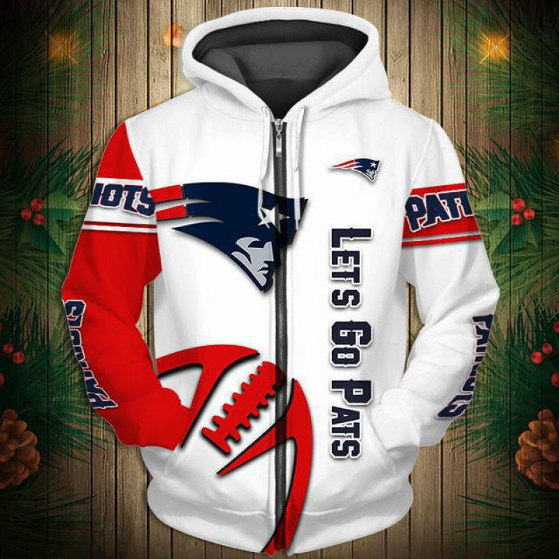 US NFL Rugby Zipper jacket