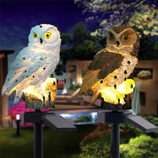 Solar Lamp Owl Animal Garden Lights Solar Powered Waterproof Solar Lights