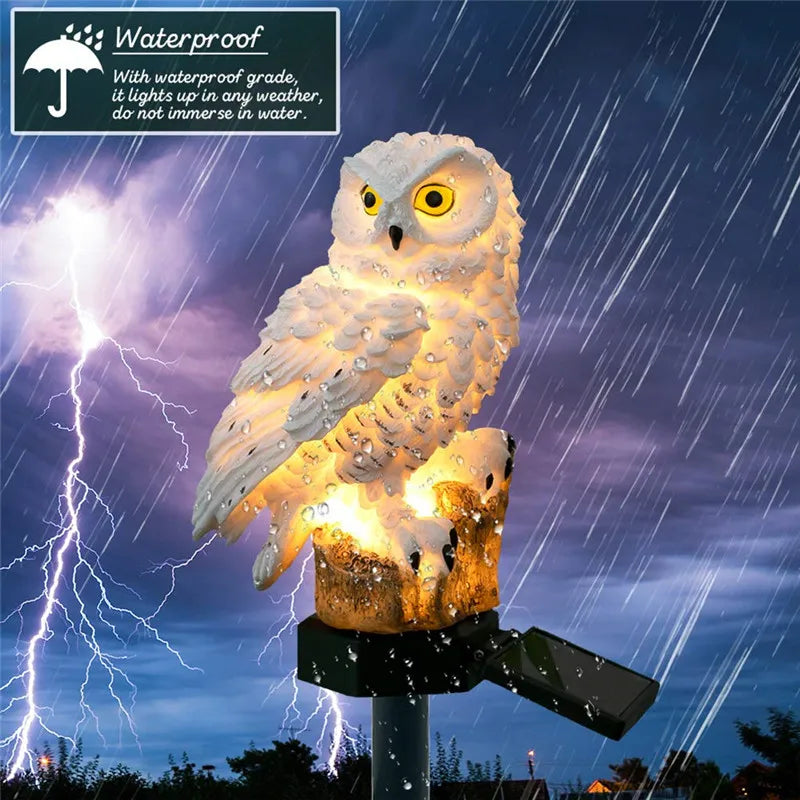 Solar Lamp Owl Animal Garden Lights Solar Powered Waterproof Solar Lights